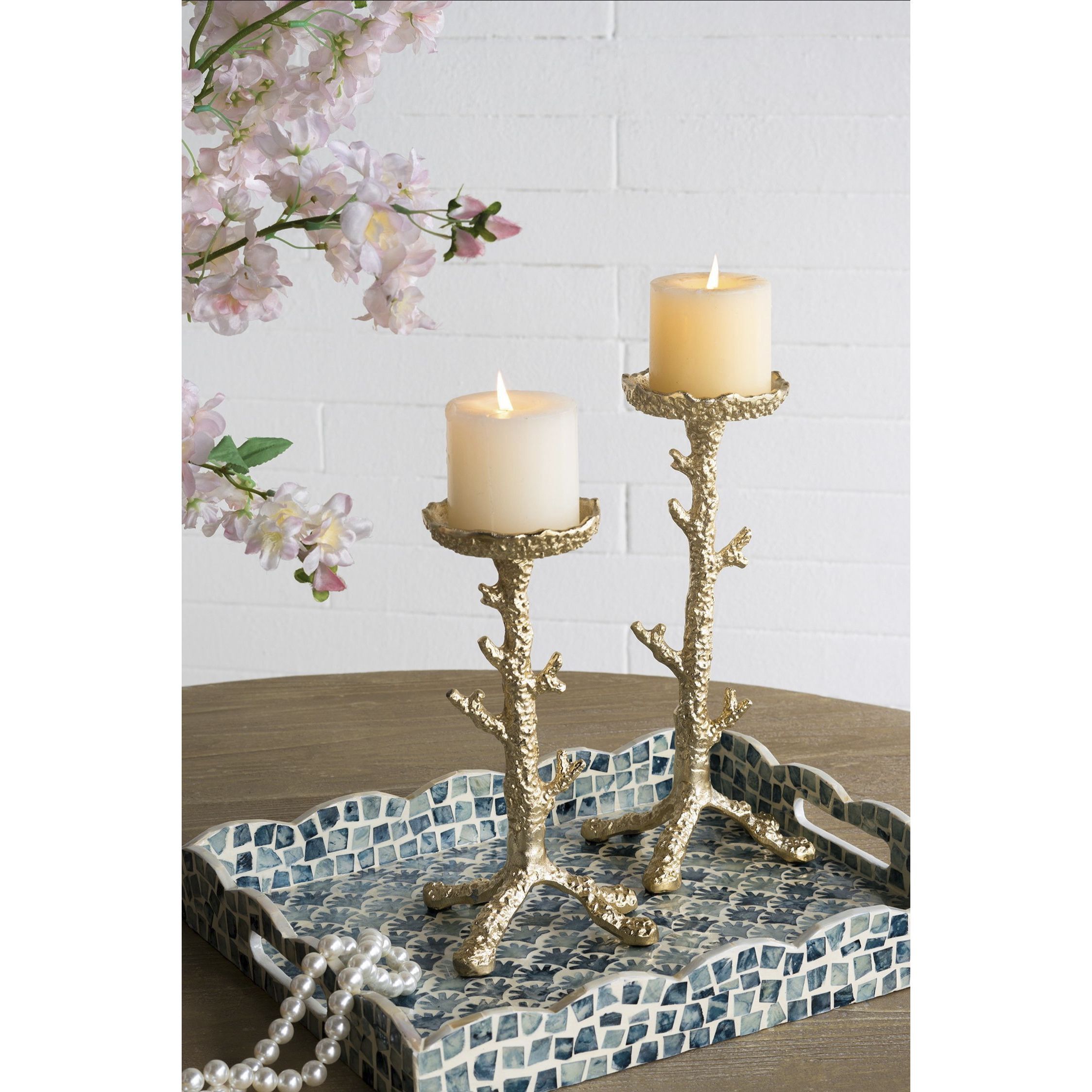 Anita 11.8 X 4.7 inch Candle Holder