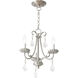 Callisto 3 Light 14 inch Brushed Nickel Mini Chandelier Ceiling Light