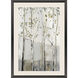 Blue Birch Serenade Gray and Green and Neutral and White Framed Art