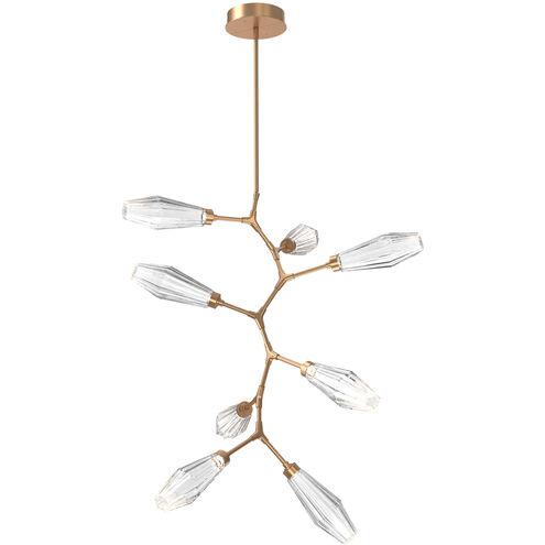 Aalto LED 37.1 inch Novel Brass Chandelier Ceiling Light, Modern Vine