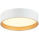 Novalee LED 15 inch Matte White Flush Mount Ceiling Light