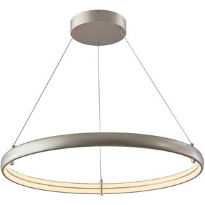 Sling LED 32.3 inch Titanium Silver Pendant Ceiling Light