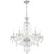 Candace 5 Light 25 inch Polished Chrome Chandelier Ceiling Light