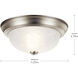 Independence 2 Light 11 inch Brushed Nickel Flush Mount Light Ceiling Light