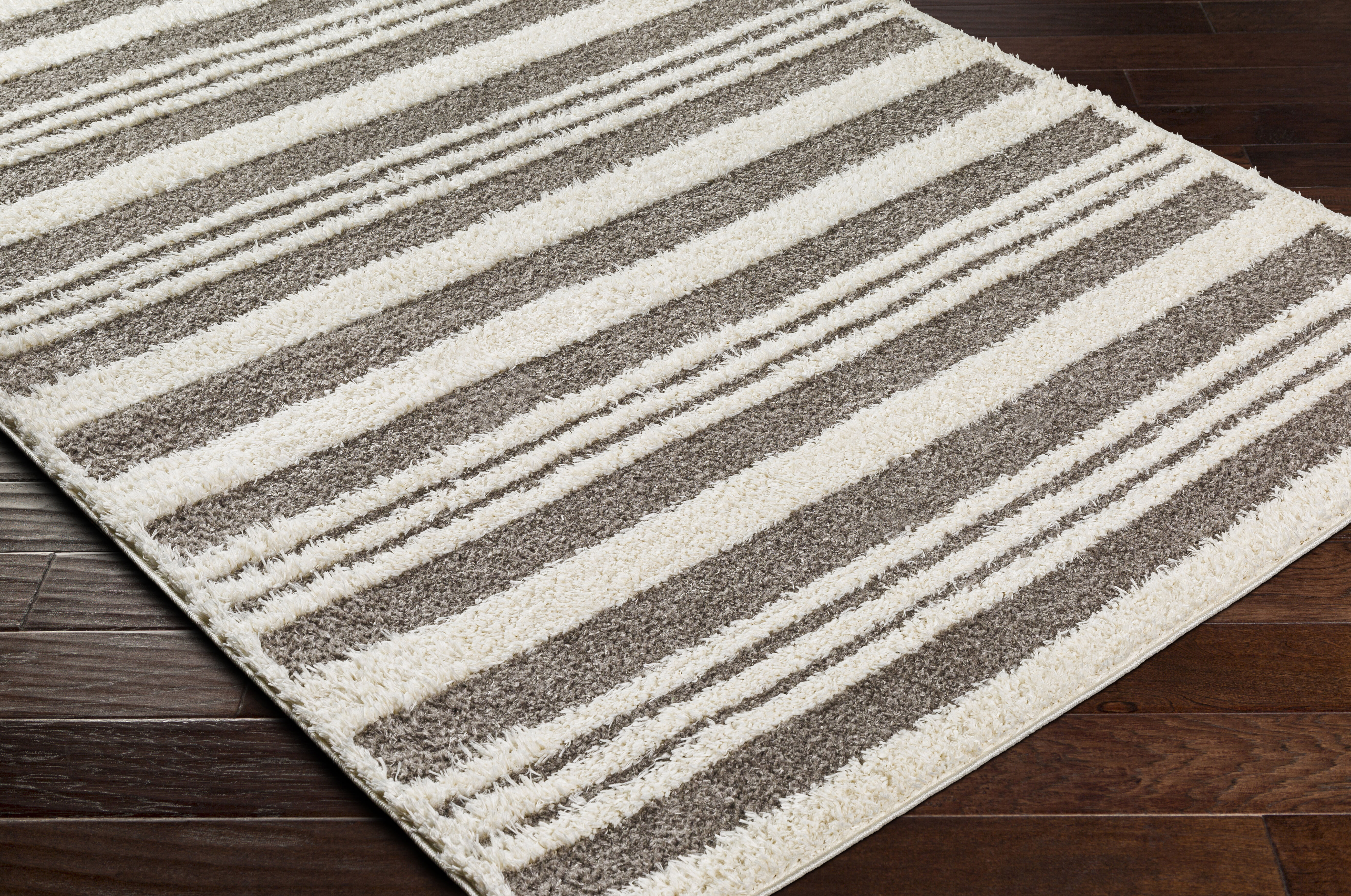 Rodos 84 X 63 inch Light Grey Rug, Rectangle