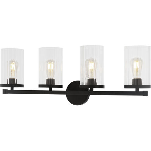 Liberty 4 Light 32 inch Black Wall Sconce Wall Light