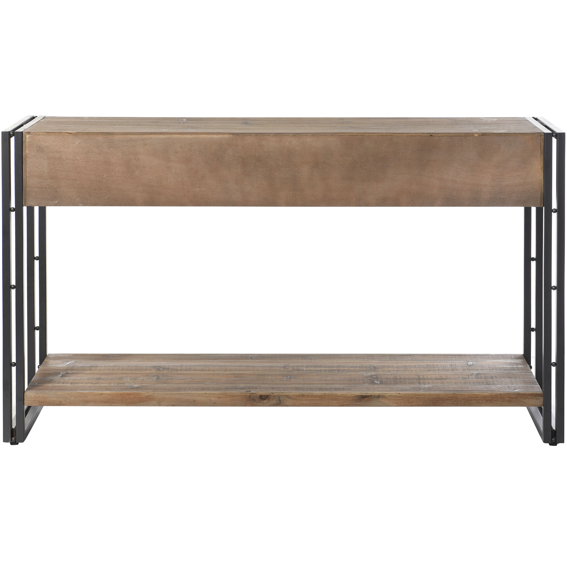 Calvin 55 X 16 inch Black Iron Console Table