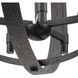Allegheny 5 Light 22 inch Matte Black Chandelier Ceiling Light, Design Series