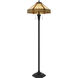 3111 Tiffany 60 inch 60.00 watt Dark Bronze Floor Lamp Portable Light