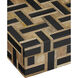 Aarna 8 inch Natural and Black Boxes, Set of 2