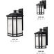 Cherry Creek LED 11 inch Vintage Black Outdoor Wall Mount Lantern, Small