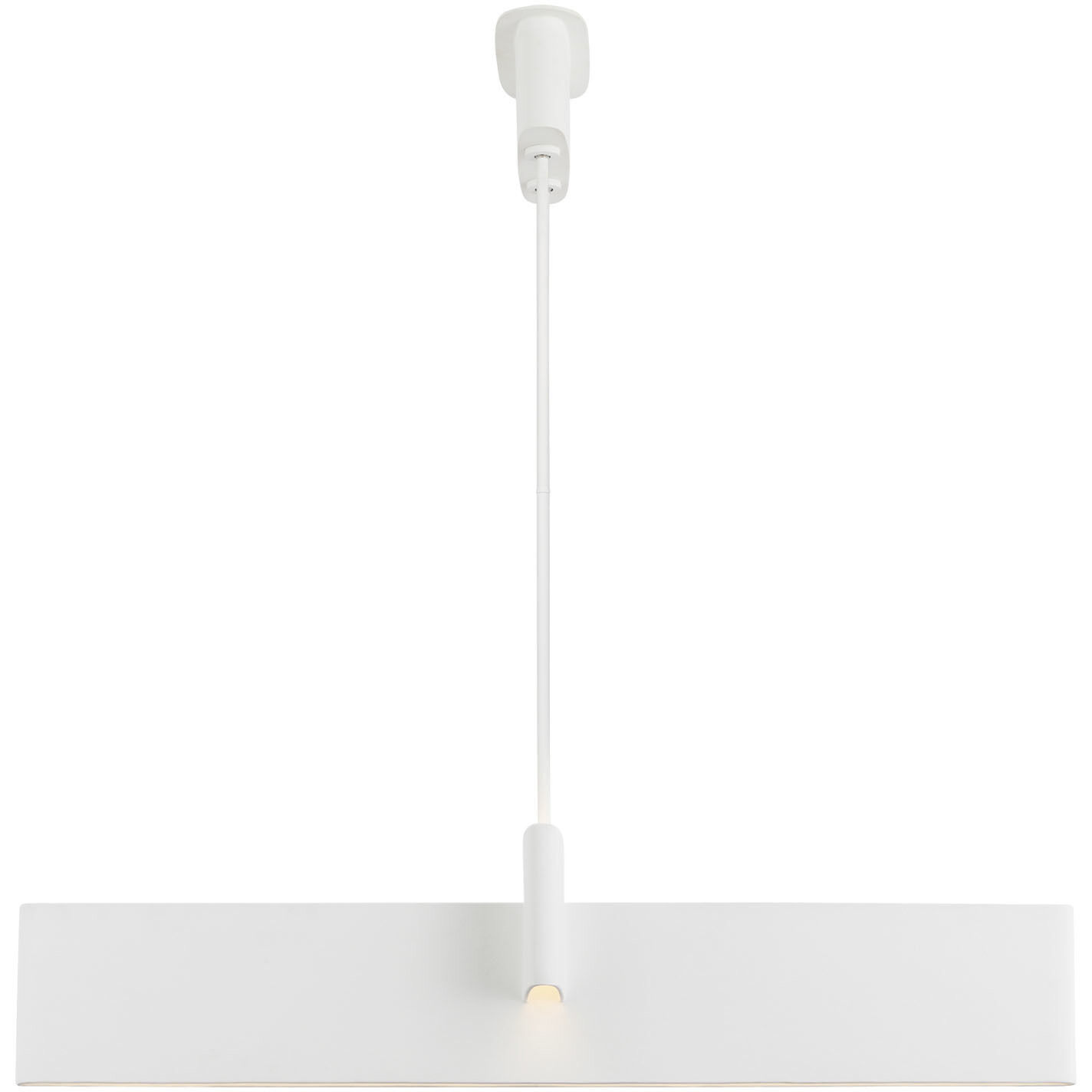 Kelly Wearstler Lotura LED 48 inch Museum White Intersecting Linear Pendant Ceiling Light