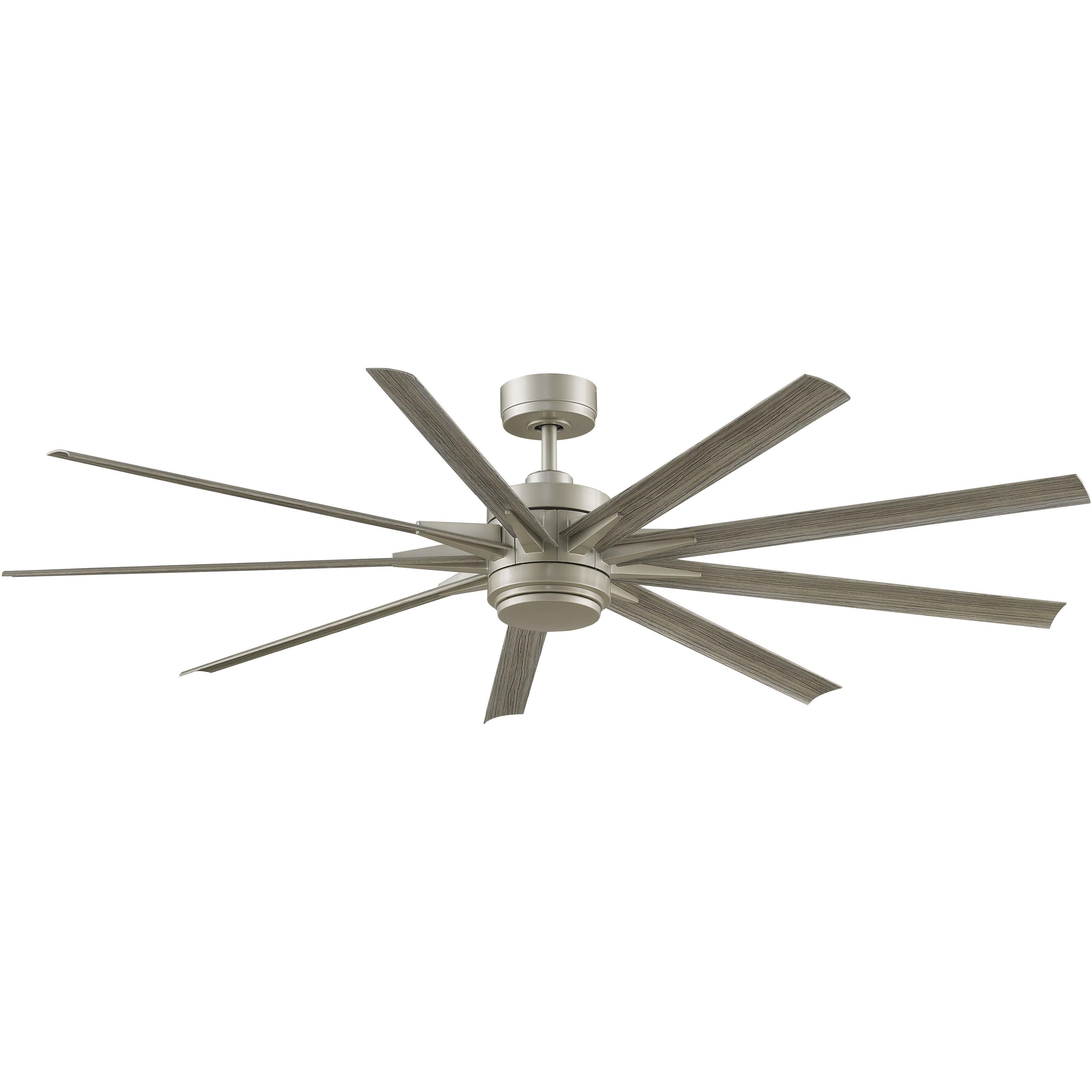 Odyn Custom 8.27 inch Brushed Nickel Fan Motor Only, Blades Sold Separately