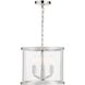 Devon 3 Light 11.75 inch Polished Nickel Mini Chandelier Ceiling Light