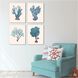 Waterside Collection Blue Framed Art