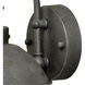 Harwich LED 8 inch Textured Gray Outdoor Wall