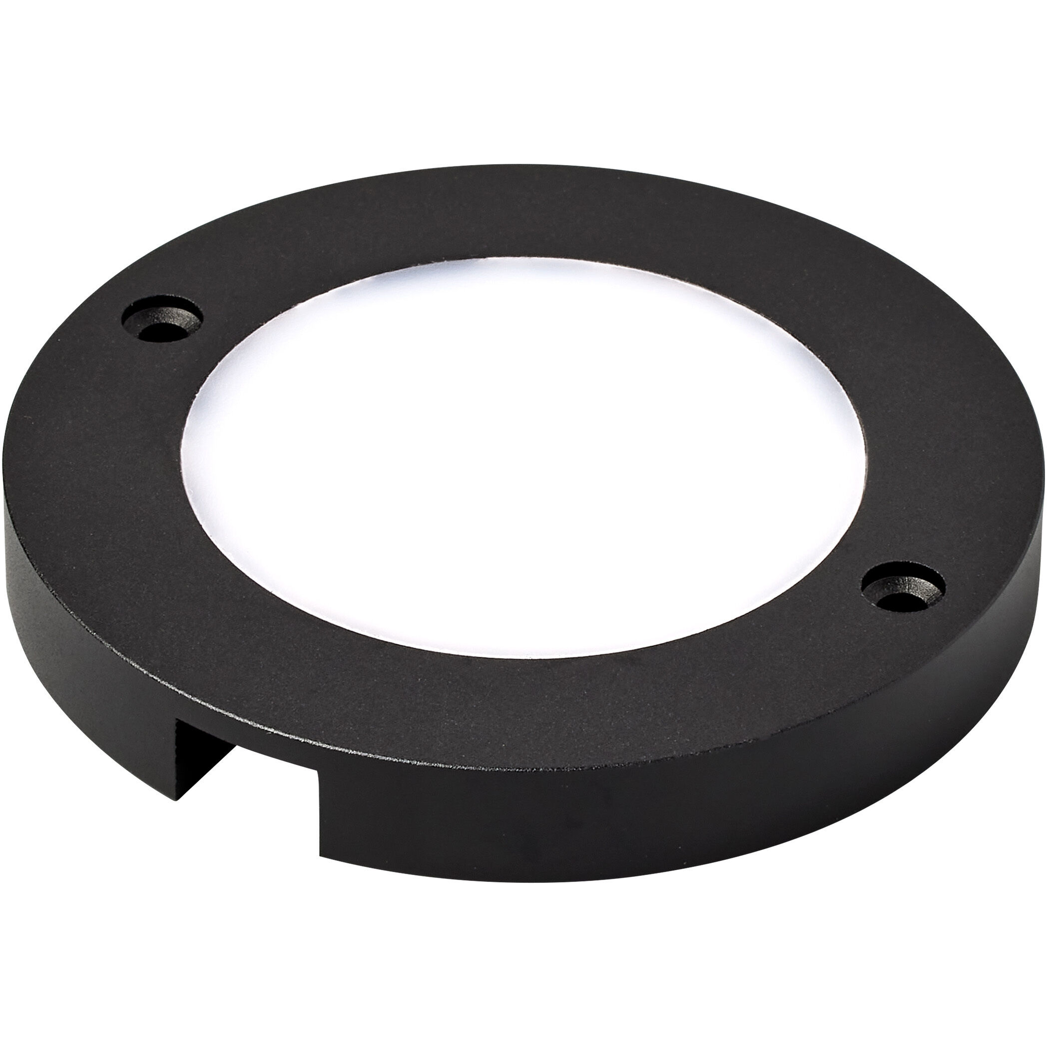 Disk Lighting 12 LED 3 inch Black Disk Light