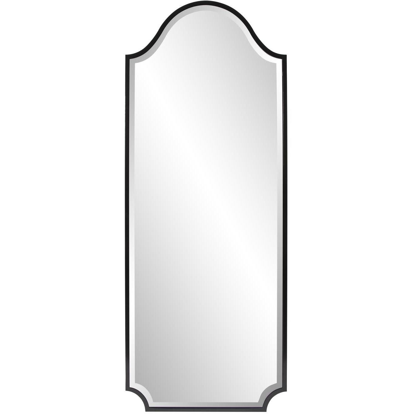 Bosworth 60 X 24 inch Black Mirror, Tall