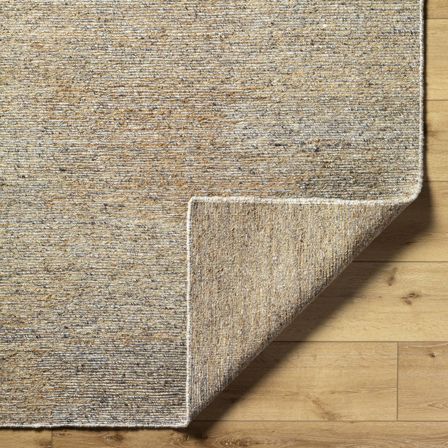 Natural Soumek 90 X 60 inch Light Brown Rug, Rectangle