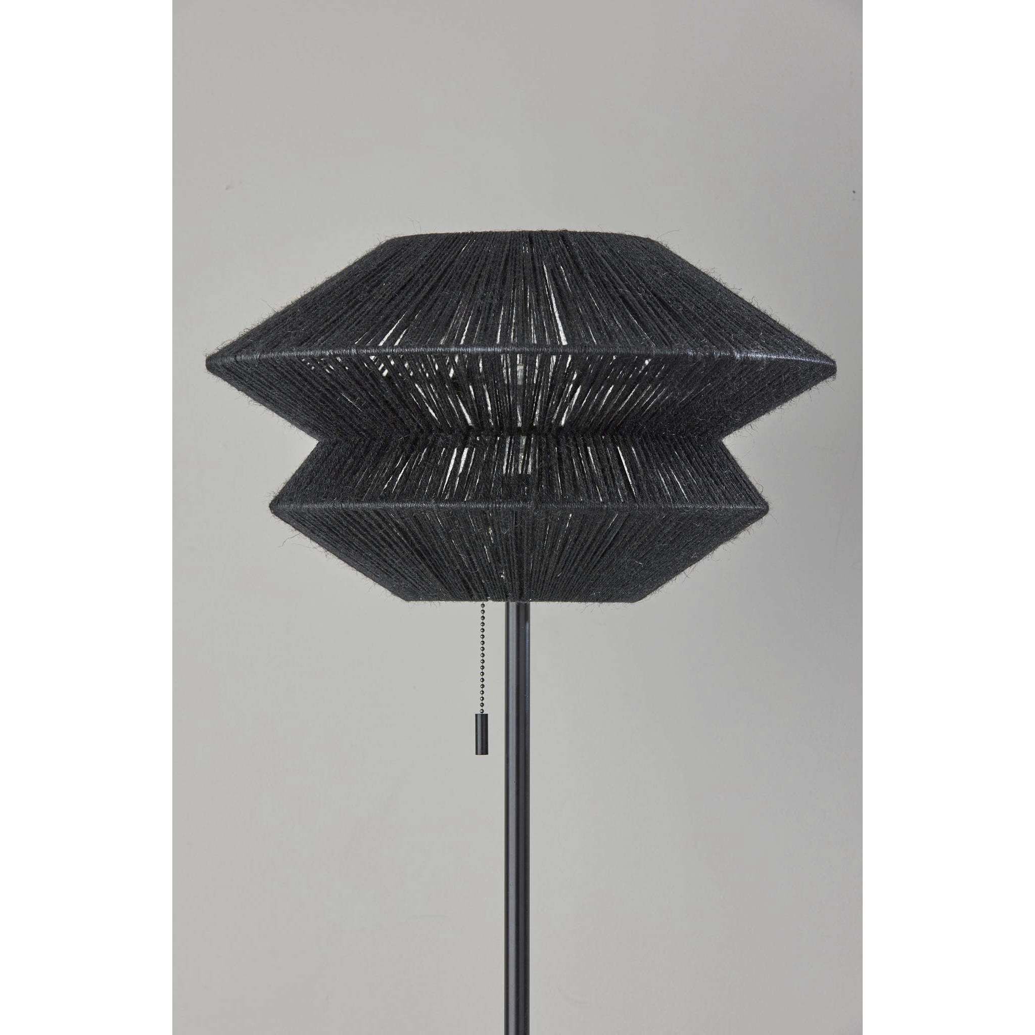 Gardner 63 inch 100.00 watt Black Floor Lamp Portable Light