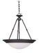 Orbit 3 Light 20 inch Oil Rubbed Bronze Pendant Ceiling Light