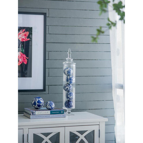 Orbs Blue/White Décor