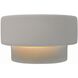 Ambiance 1 Light 10 inch Matte White/Champagne Gold ADA Wall Sconce Wall Light
