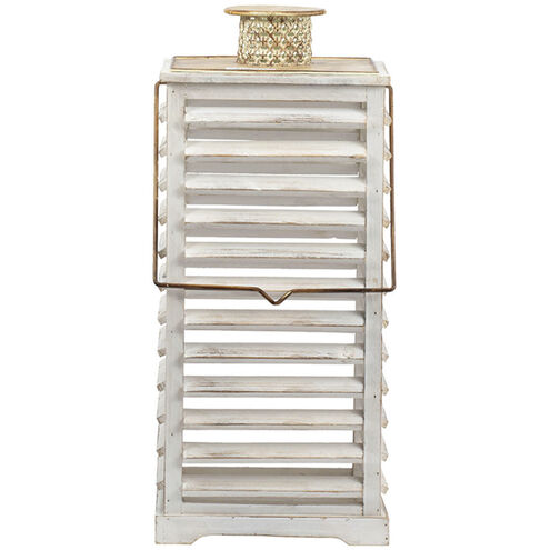Hesper 6.5 inch White Outdoor Lantern, Set of 2