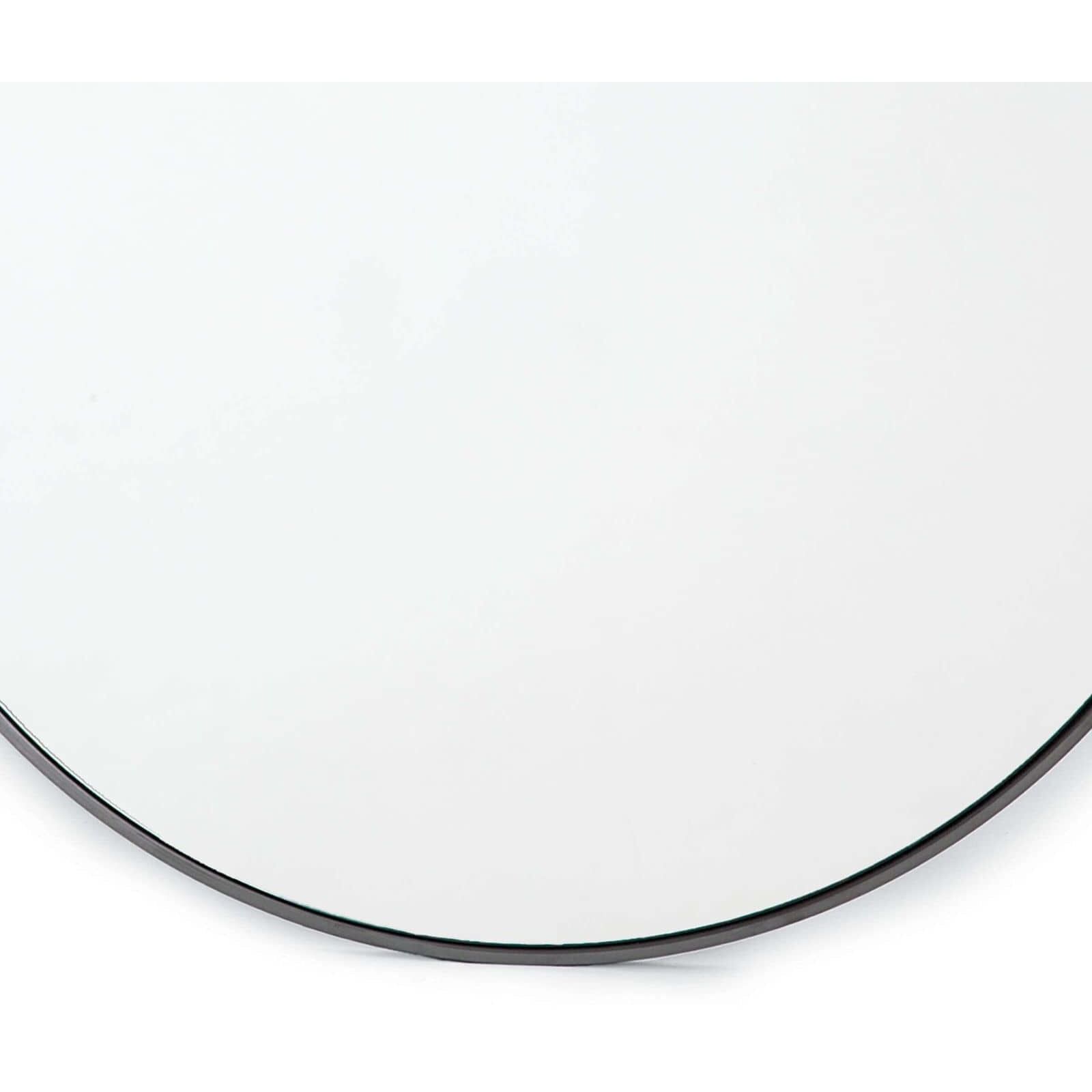 Circular 36 X 36 inch Steel Hanging Mirror, Circular