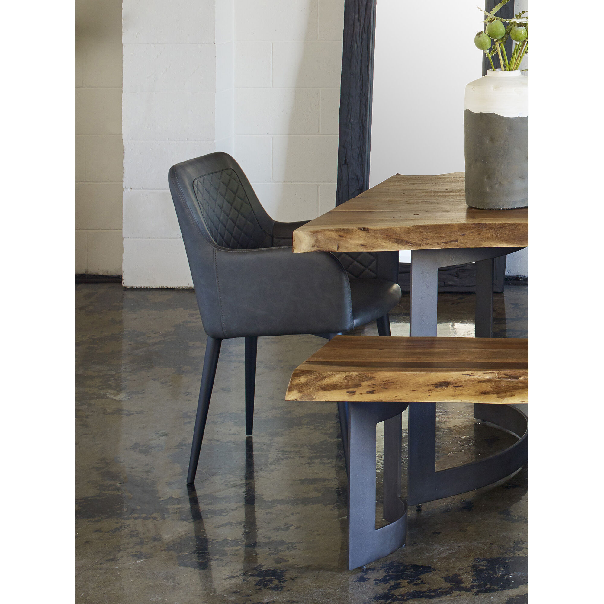Cantata Black Dining Chair, Set of 2