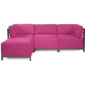 Axis Fuchsia Sectional, 4 Piece, The Regency Collection