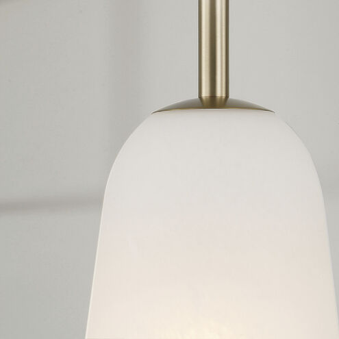 Romy 1 Light 10 inch Matte Brass Pendant Ceiling Light