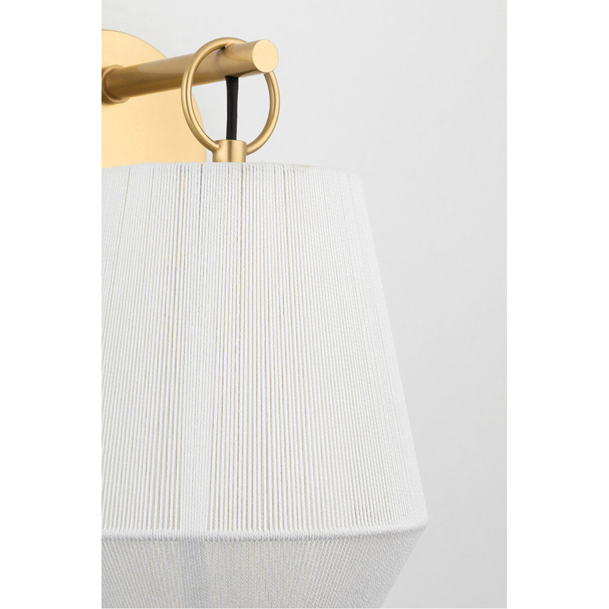 Debi 1 Light 7.5 inch Aged Brass Wall Sconce Wall Light, Cylinder