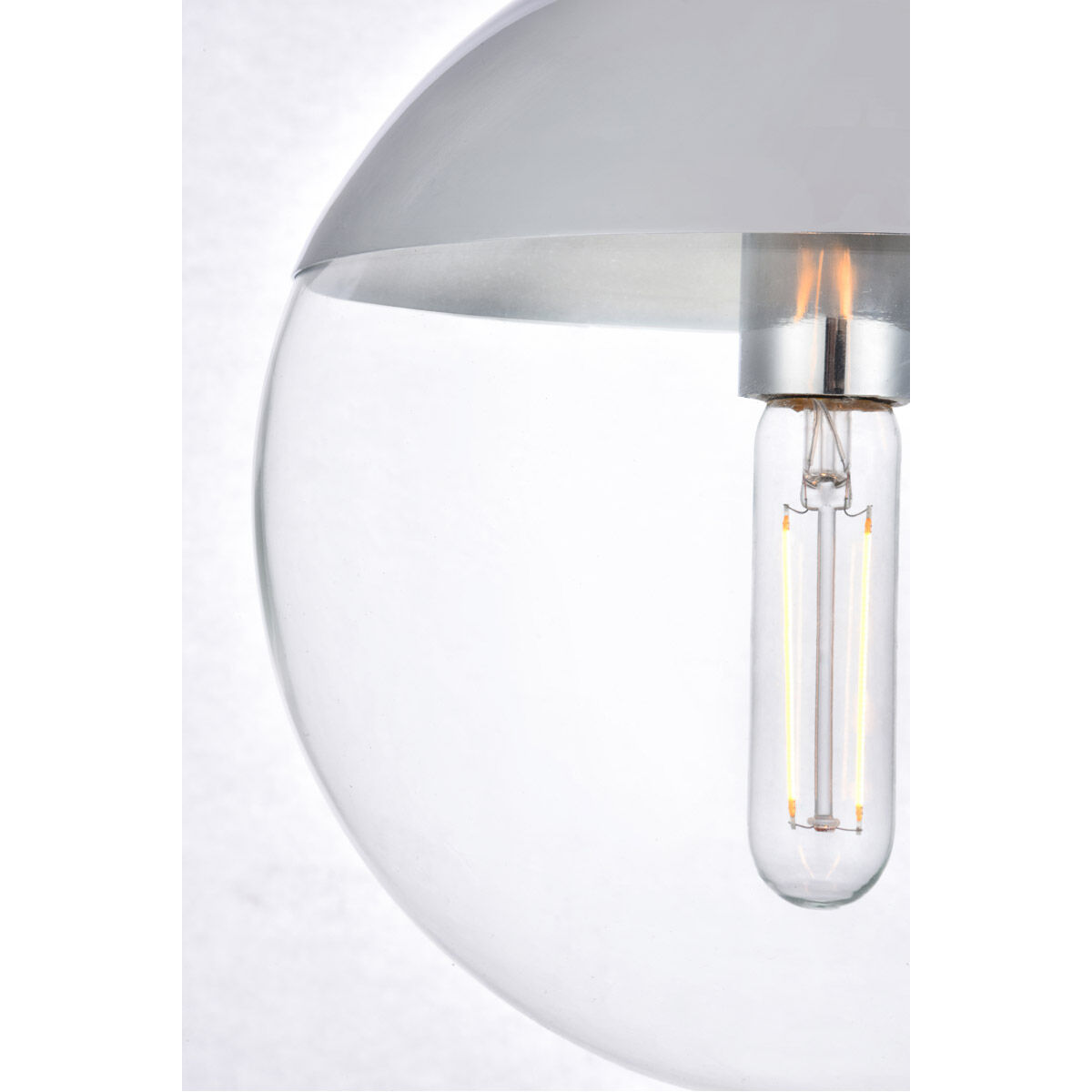 Eclipse 62 inch 40 watt Chrome Floor Lamp Portable Light