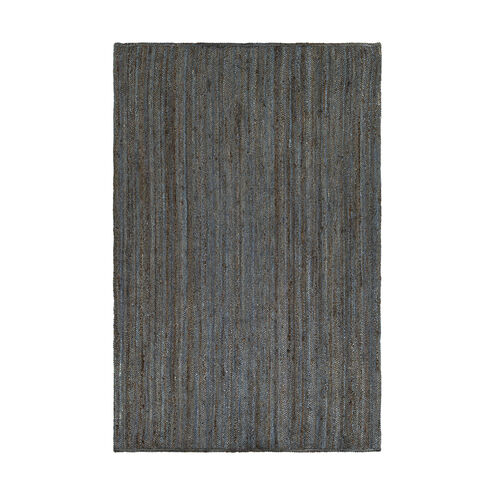 Brice 90 X 60 inch Navy/Denim/Cream Rugs, Jute