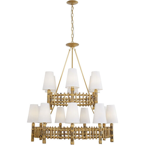 Nevis LED 36 inch French Gold Chandelier Ceiling Light