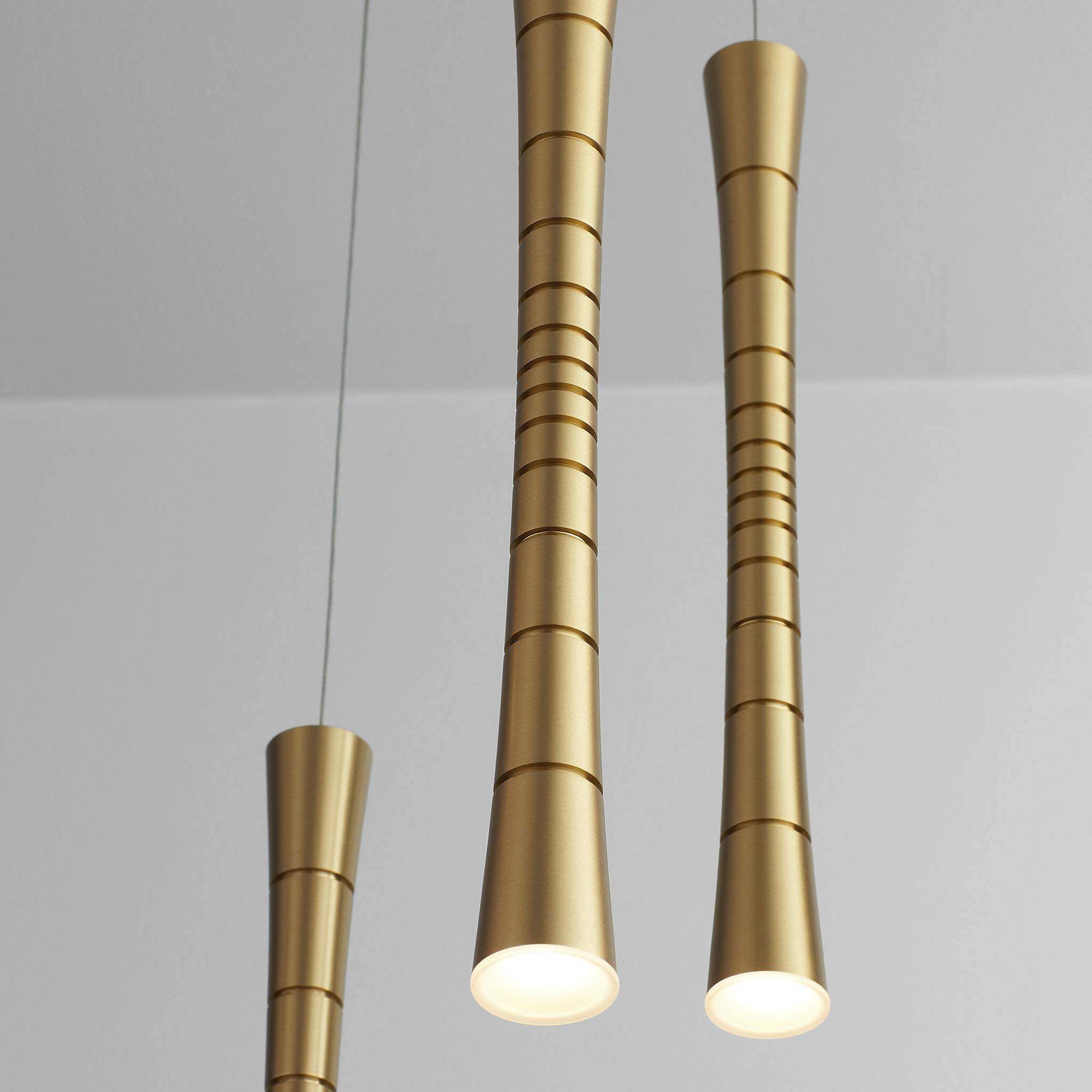 Sabre 5 Light 16 inch Aged Brass Pendant Ceiling Light