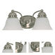 Brentwood 2 Light 15 inch Brushed Nickel Vanity Light Wall Light