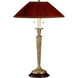 Frederick Cooper 37 inch 60.00 watt Hand Hammered/Antique Brass/Espresso Table Lamp Portable Light