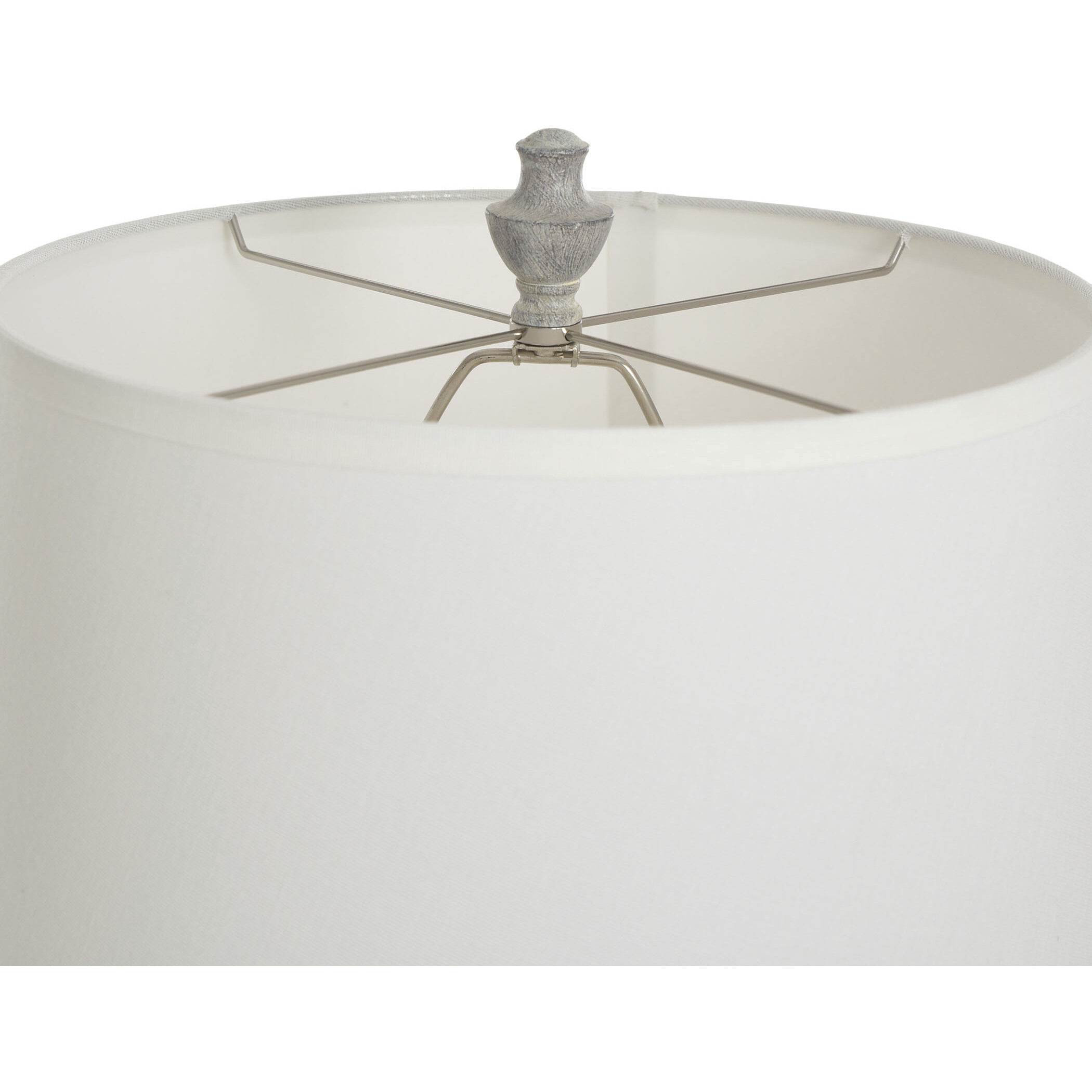 Branson 35.75 inch 150 watt Grey Table Lamp Portable Light