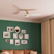 Elise 54 inch Alturas Gold with Fresh White Blades Outdoor Ceiling Fan
