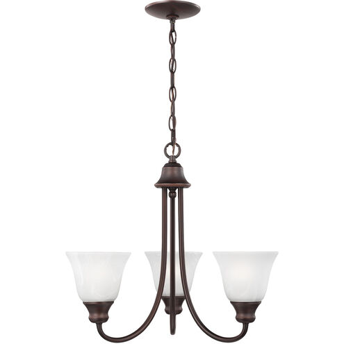 Windgate 3 Light 20 inch Bronze Chandelier Ceiling Light