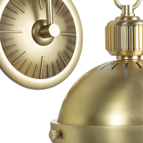 Otis Wall Sconce Wall Light in Natural Brass