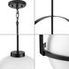Delayne 1 Light 16 inch Matte Black Pendant Ceiling Light