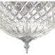 Radley 3 Light 12 inch Polished Chrome Flush Ceiling Light