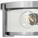 Lowell 3 Light 16 inch Chrome with Clear glass Foyer Light Ceiling Light, Flush Mount