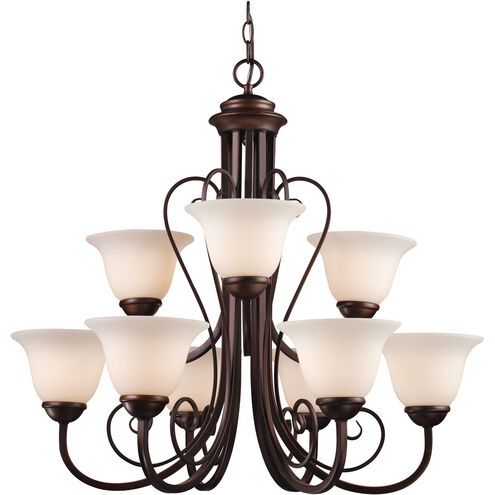 Laredo II 9 Light 30 inch Antique Bronze Chandelier Ceiling Light