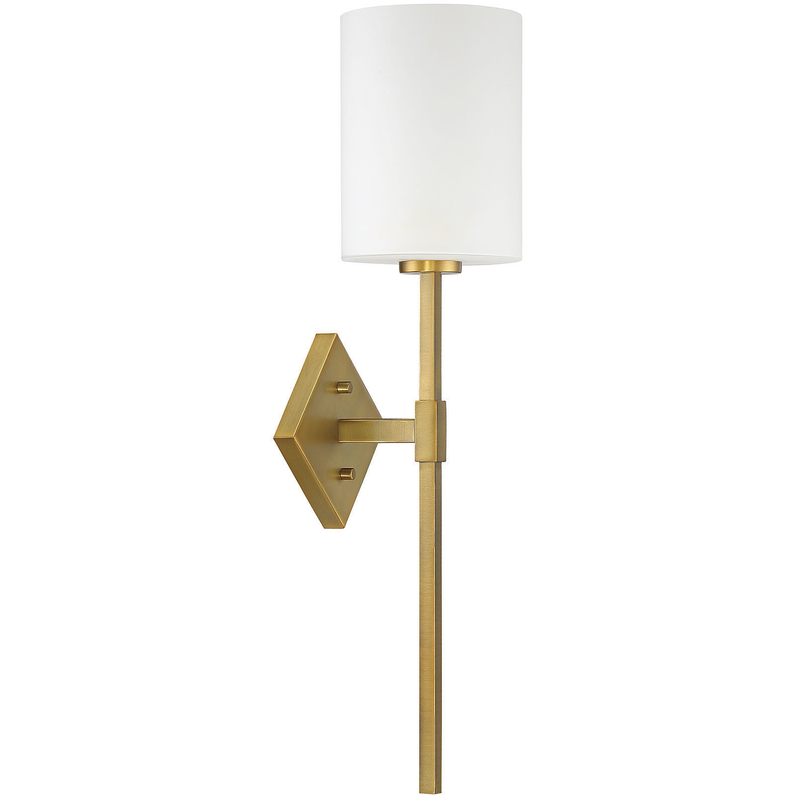Destin 1 Light 6 inch Warm Brass Wall Sconce Wall Light, Essentials