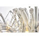 Maria Theresa 8 Light 36 inch Chrome Flush Mount Ceiling Light in Royal Cut