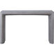 Chamfer 55.25 X 15.75 inch Polished Concrete Console Table